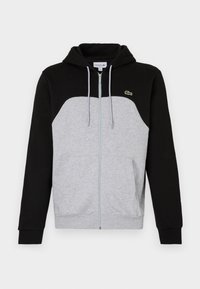 Sweat zippé - silver chine/black