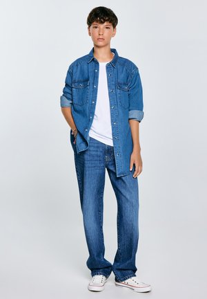 Jeans Straight Leg - marine