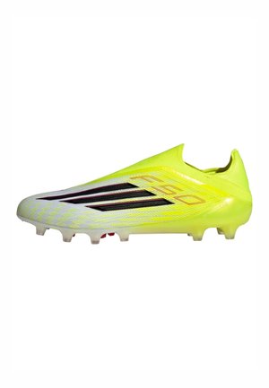 F50 ELITE LACELESS  - Firm-ground football boots - team solar yellow  core black   lucid red