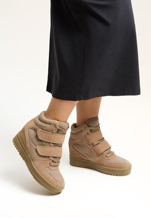 INNER - High-top trainers - beige