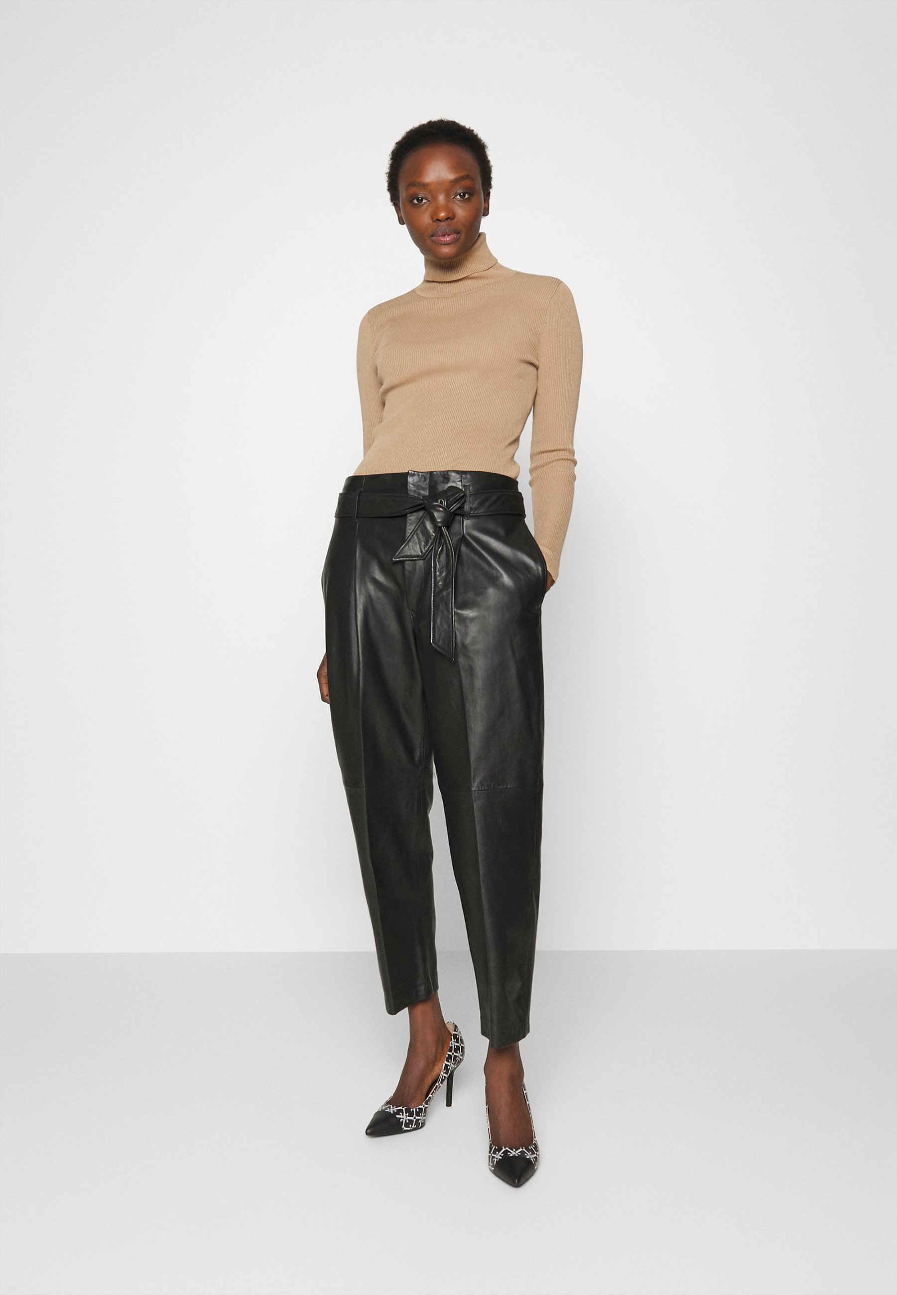 Lauren Ralph Lauren BELTED LAMBSKIN 