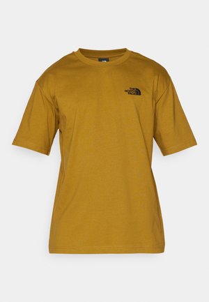 The North Face M SS ESSENTIAL OVERSIZE TEE - Trükipildiga T-särk - moss green