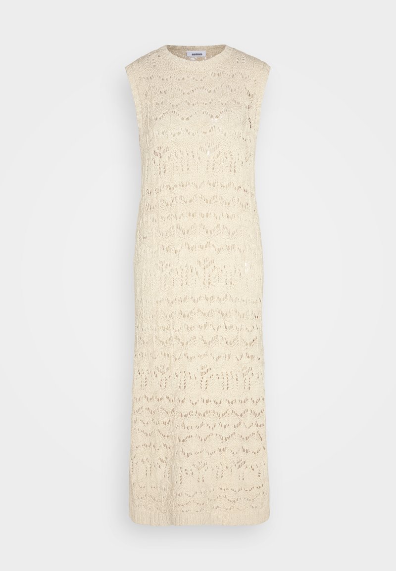 Minimum Gebreide jurk beige