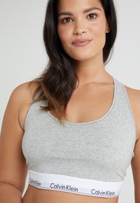 Calvin Klein Underwear BRALETTE ICON COTTON MODAL - Formujúca podprsenka - grey heather