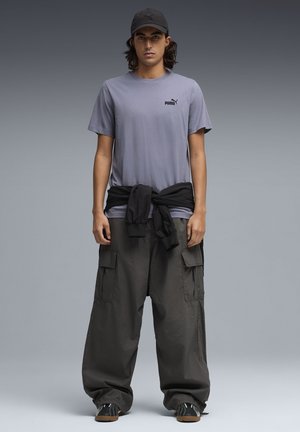 Puma, SMALL NO. 1 LOGO TEE - T-shirt basique - gray sky