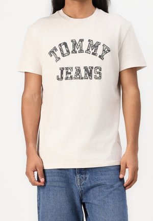 Tommy Jeans, T-shirt print - beige