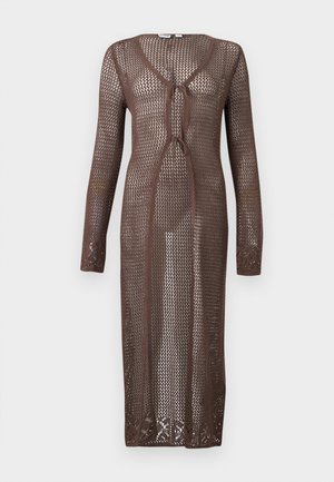 Noisy May, NMQUINN MIDI ROBE - Ζακέτα - chocolate brown