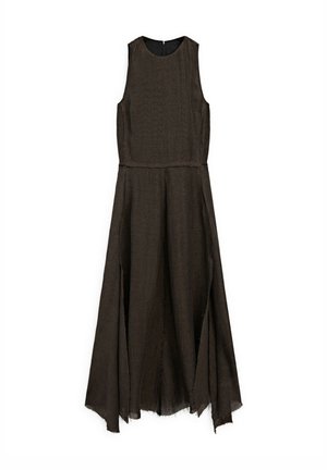 Massimo Dutti Maxi dress - mottled dark brown