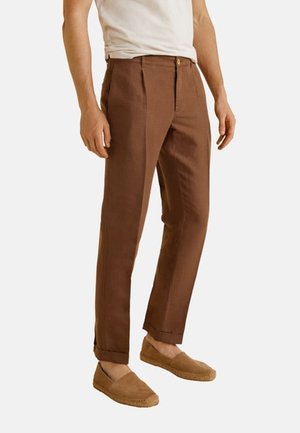 Pantalones - brown