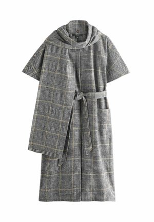 LONGLINE WAIST CONTAINING  - Klasikinis paltas - brown check