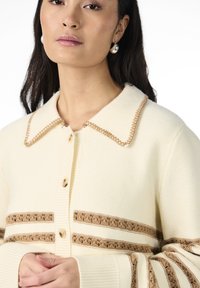 YAS YASTIGGA CARDIGAN - Kardigán - birch/tigers eye