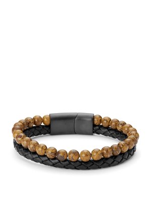 LUCLEON ICON - Armband - black beige