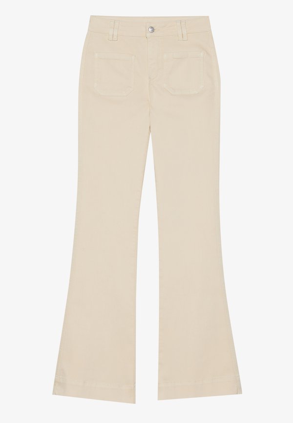 Flared Jeans - beige2