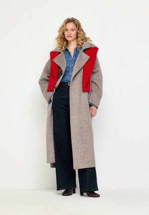 Lindex, Trenchcoat - dark khaki