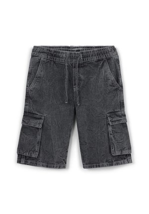 CORTO JOGGER CARGO GRIGIO S417 - Pantaloni cargo - grigio denim