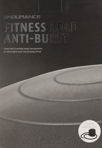 Endurance Fitness kestävä, monikäyttöinen ja ilmatäytteinen anti-burst -liikuntapallo pumpun kanssa, suunniteltu kestäviin ja monipuolisiin kuntoharjoituksiin.