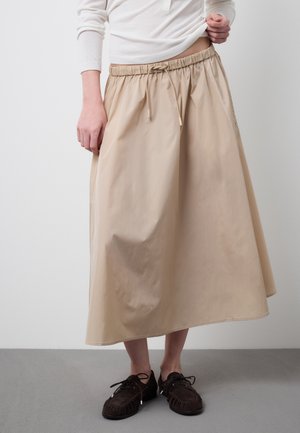 WITH ELASTIC WAISTBAND - A-Linien-Rock - light beige