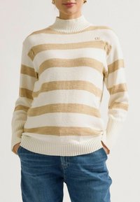 Cache Coeur STRIPED CABOURG - Strickpullover - beige