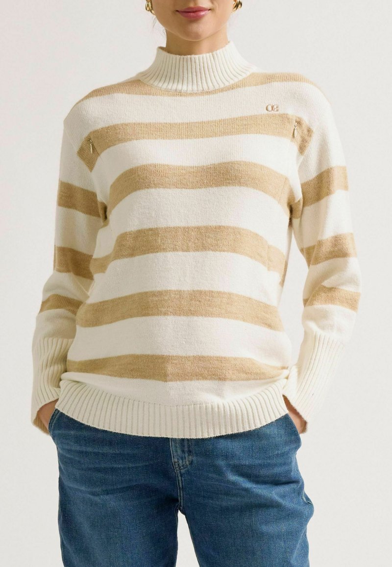 Cache Coeur STRIPED CABOURG - Strickpullover - beige