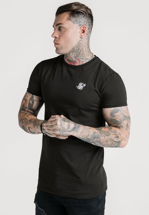 SHORT SLEEVE GYM - T-shirt basic - jet black