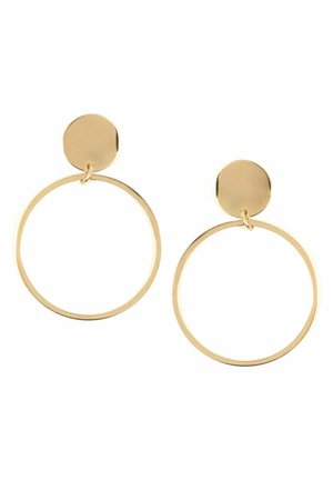 CIRCLE HOOPS - Ohrringe - goldfarben