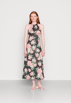 Vestido comprido - black/pink
