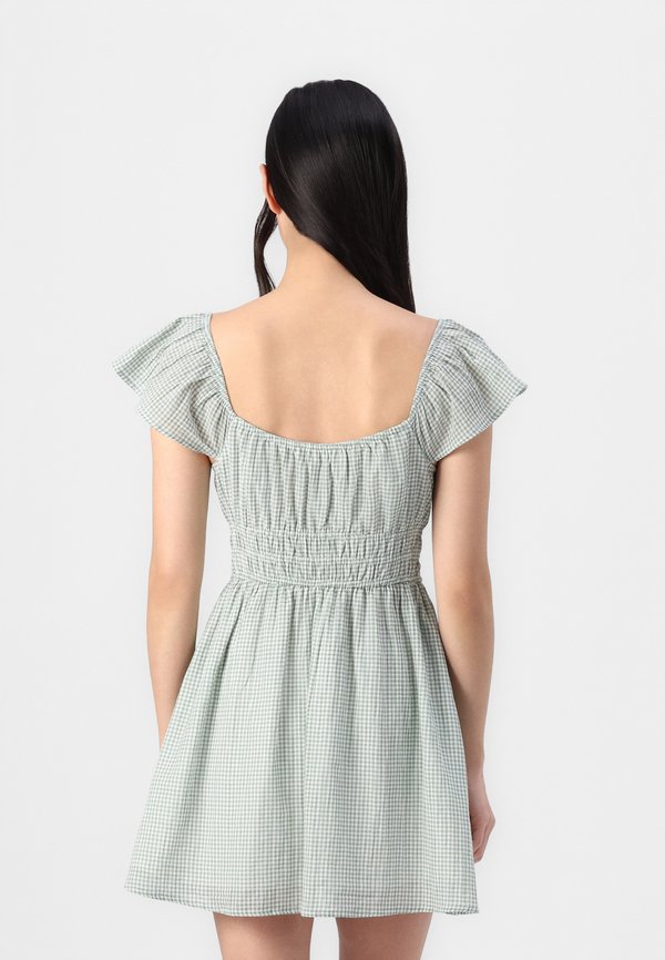 Flutter Sleeve Double-Tie Skort Dress - Day dress - pastry2