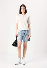 GAP POINTELLE - T-shirt basic - ivory frost