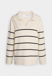 Selected Femme Stickad tröja - off-white