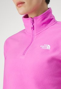 The North Face GLACIER CROPPED ¼ ZIP - Fleecegenser - violet crocus