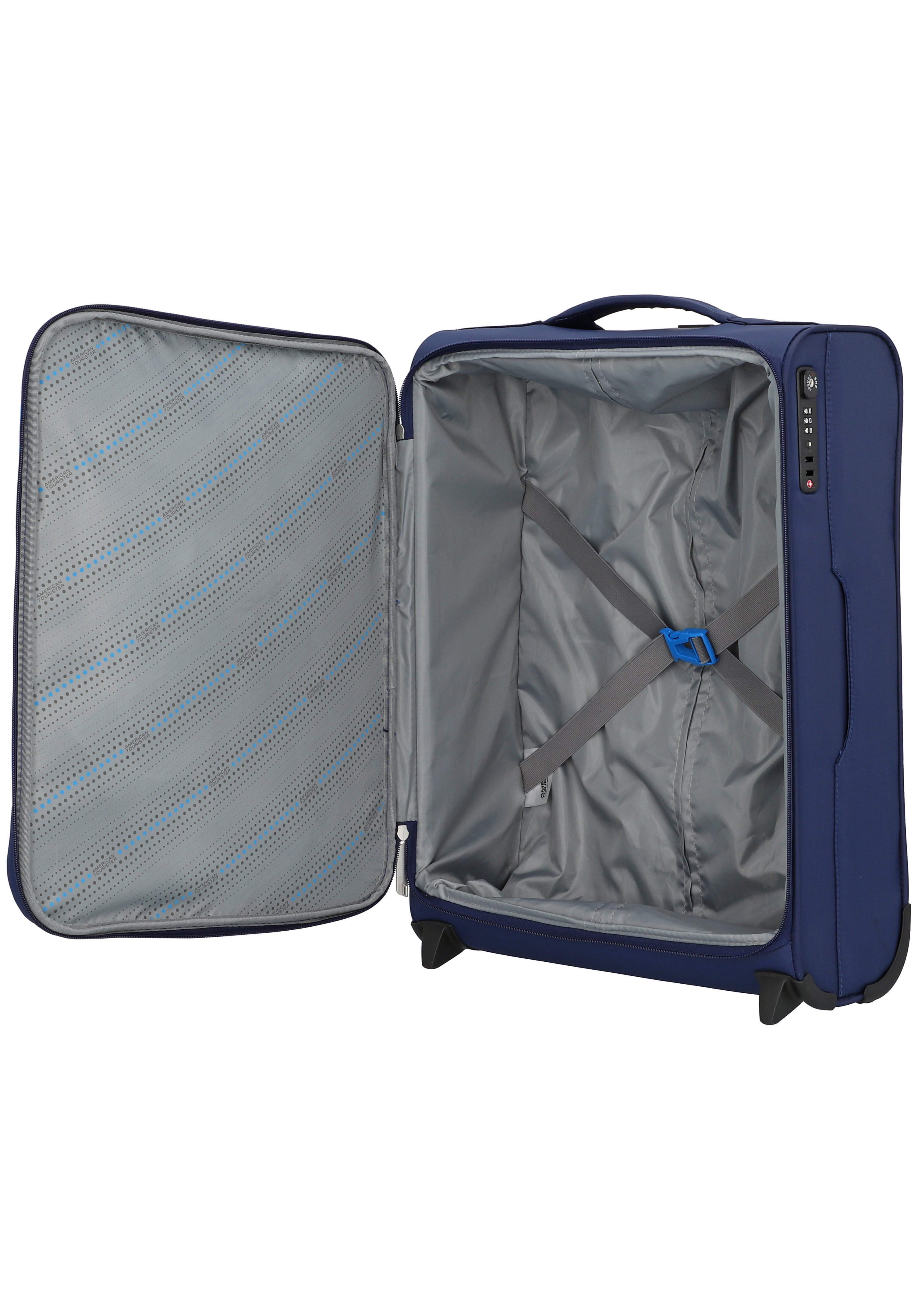 ROLLEN - Wheeled suitcase - navy/blue 