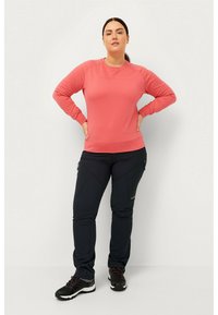Áhkká FUNKTION LOGO CREWNECK TECH - Sweatshirt - rosa