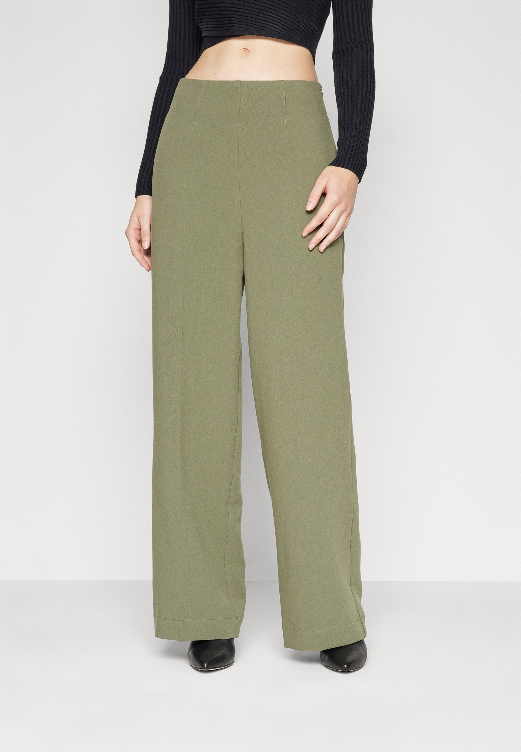 MSCH Copenhagen BARBINE PANTS - Stoffhose - four leaf clove  