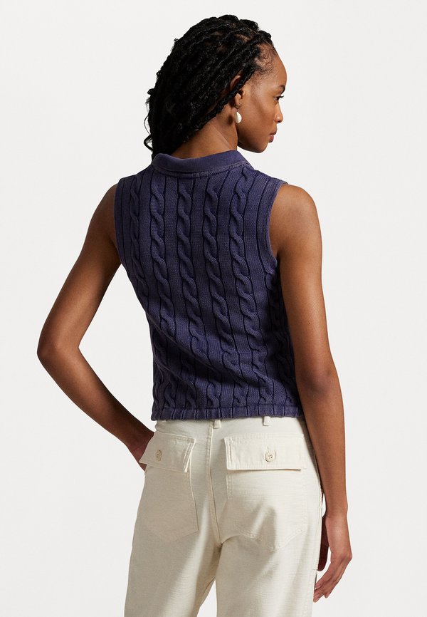 COTTON SLEEVELESS POLO SHIRT - Polo shirt2