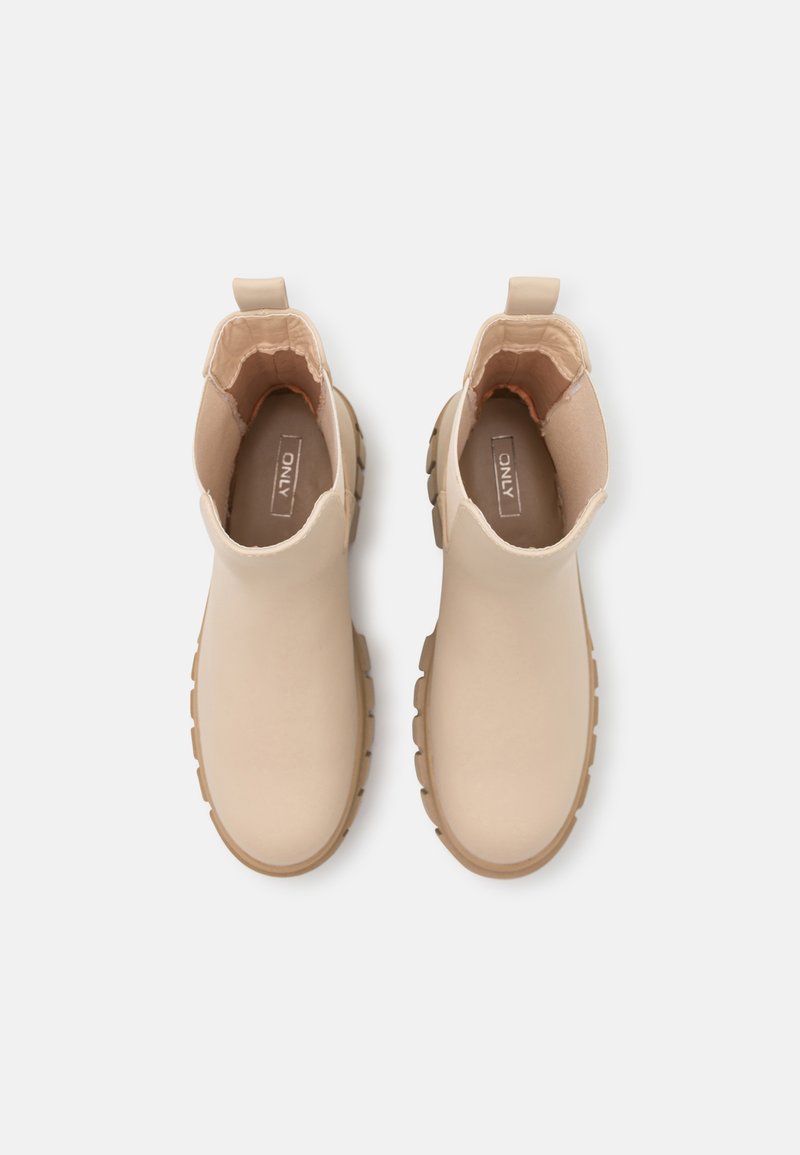 ONLY SHOES ONLBAIZA CHUNKY BOOT - Plateaustiefelette - beige 