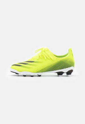X GHOSTED.3 MG UNISEX - Voetbalschoenen met kunststof noppen - solar yellow/core black/royal blue