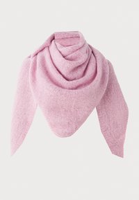 Vero Moda VMCALLY TRIANGLE SCARF  - Kaelarätt - fuchsia pink/black melange