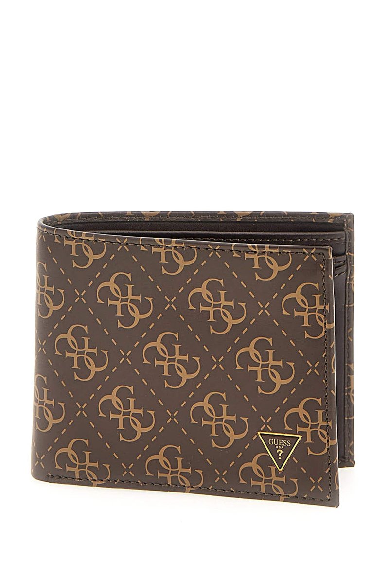 Guess MITO BILLFOLD WITH COIN - Piniginė - bruin multi