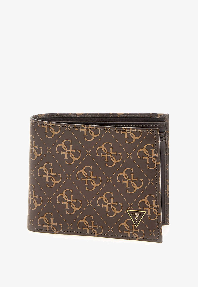 Guess MITO BILLFOLD WITH COIN - Portefeuille - bruin multi