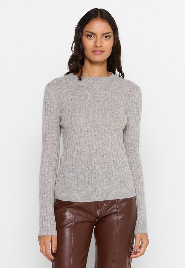 Authentic Cashmere Trui grijs Authentic Cashmere Trui grijs