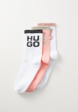 SHINY LOG 3 PACK - Chaussettes - light/pastel red