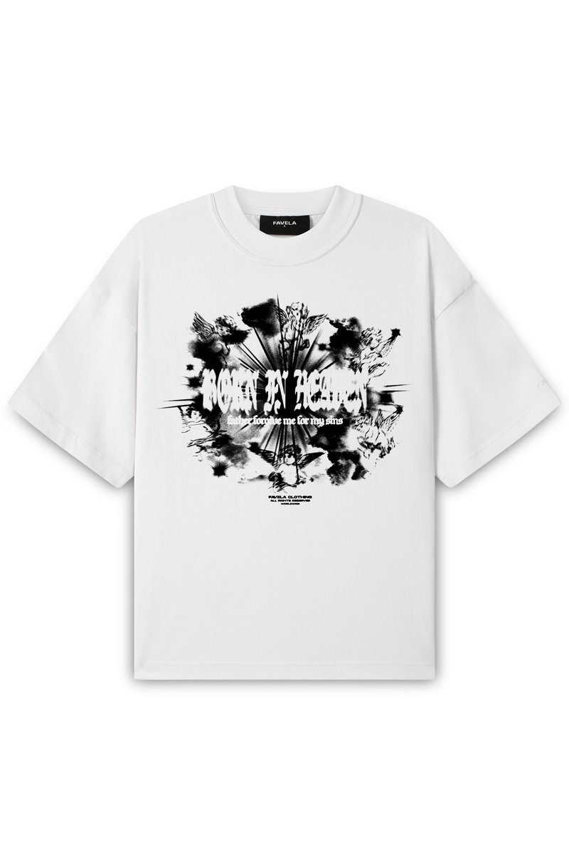 FAVELA T-shirt print wit
