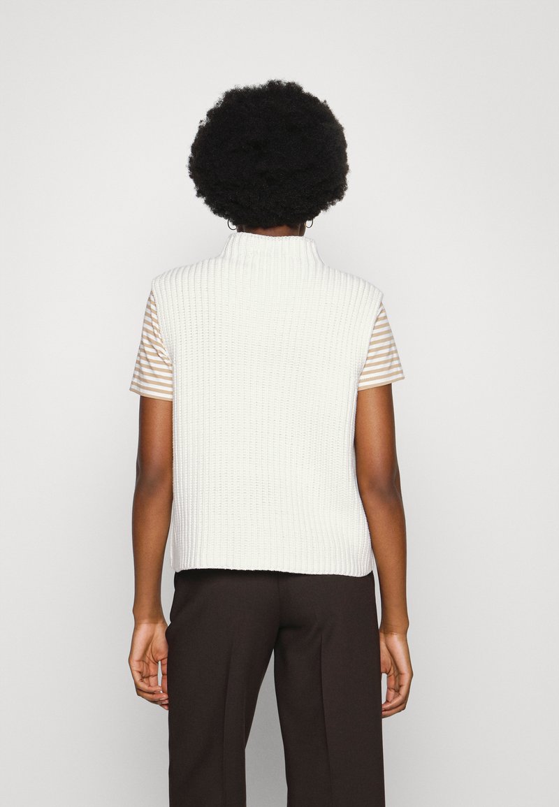 Selected Femme SLFMELENA VEST - Camisola - snow white