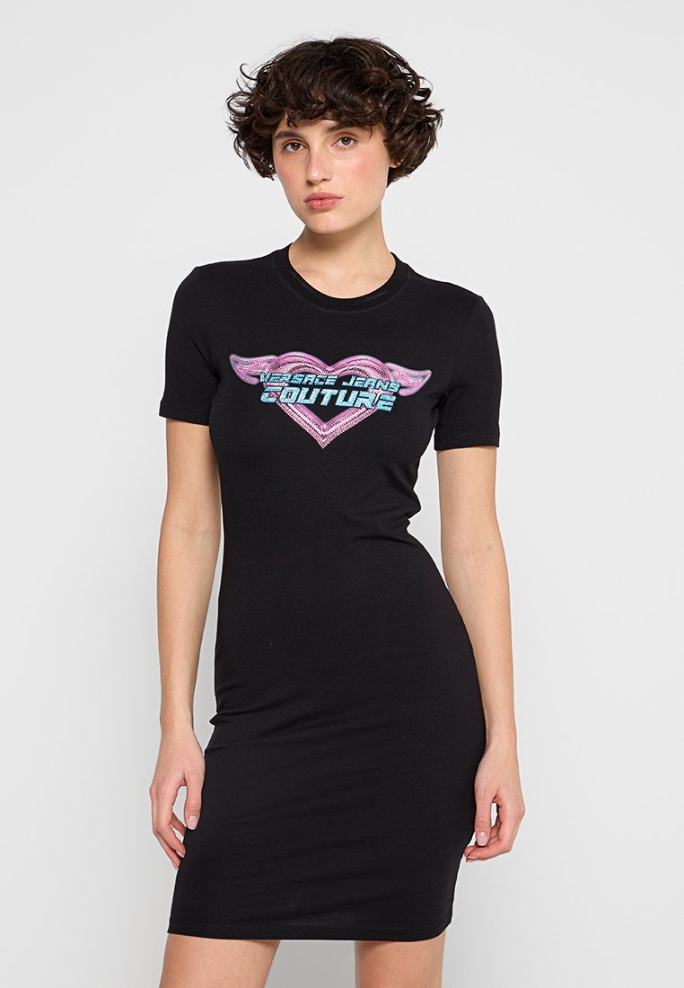 Versace Jeans Couture Jerseyjurk zwart