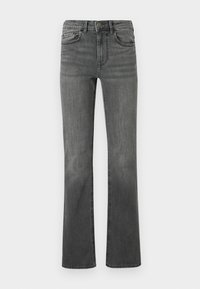 VMFLASH FLARED POCKET - Jeans bootcut - dark grey denim