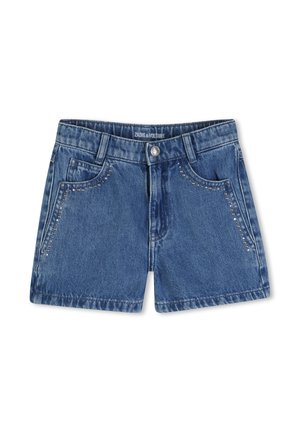 Jeansshort - double stone+brossage