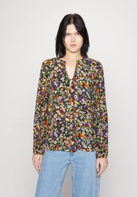 b.young - IBANE VNECK BLOUSE  - Blūze - purple corallites mix Miniatūras attēls 1