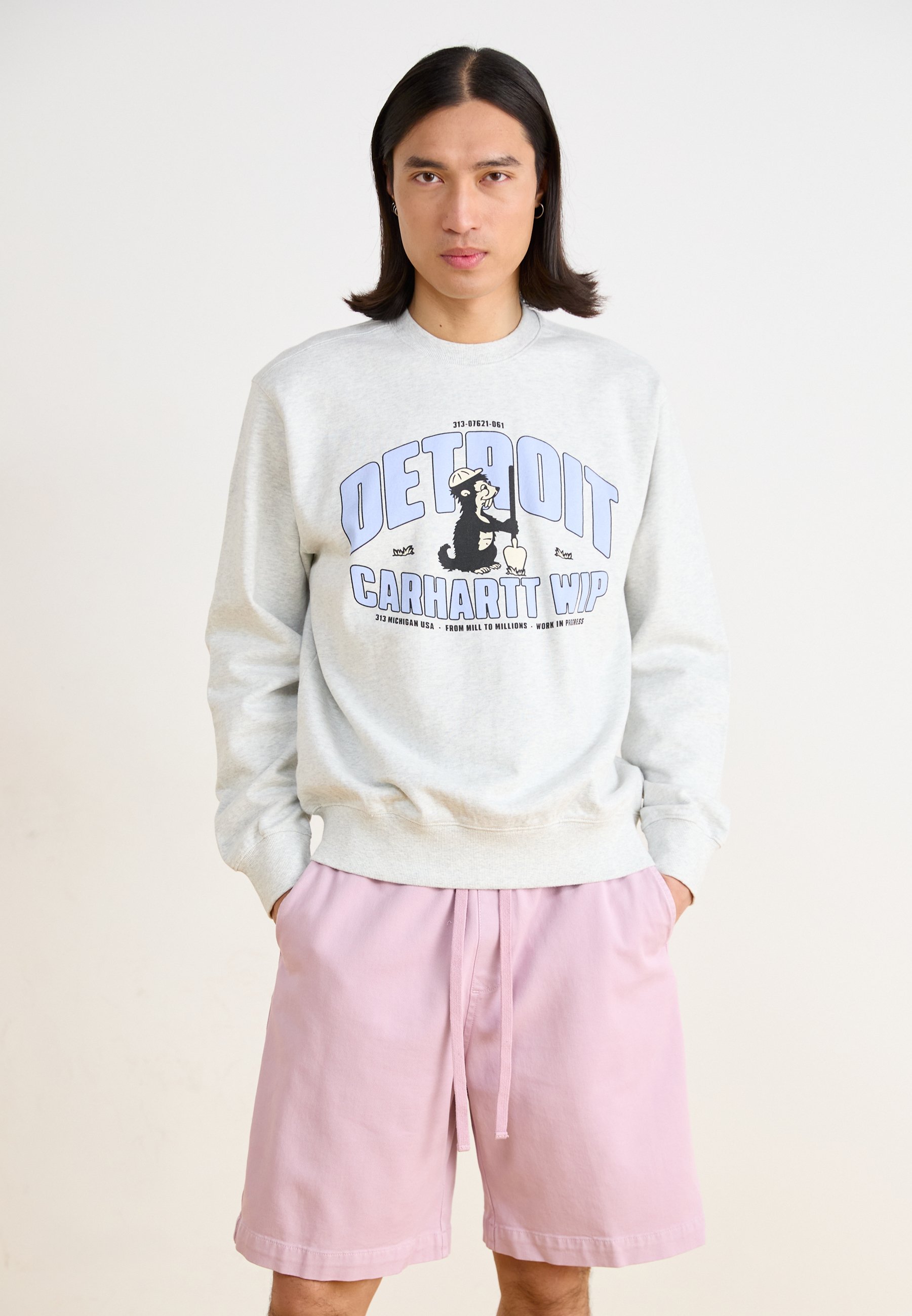 Carhartt WIP UNDERGROUND - Sweatshirt - ash heather/dark