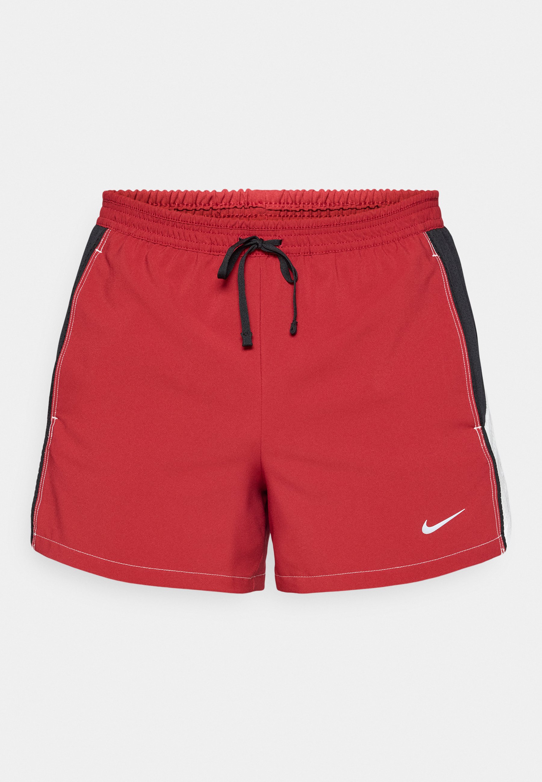 nike throwback shorts red and black