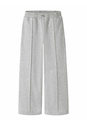 Name it, SWEATPANTS WIDE LEG - Tracksuit bottoms - light grey melange